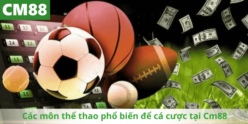 Các môn thể thao phổ biến để cá cược tại Cm88